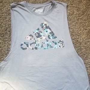 Adidas rare flower muscle tee size L